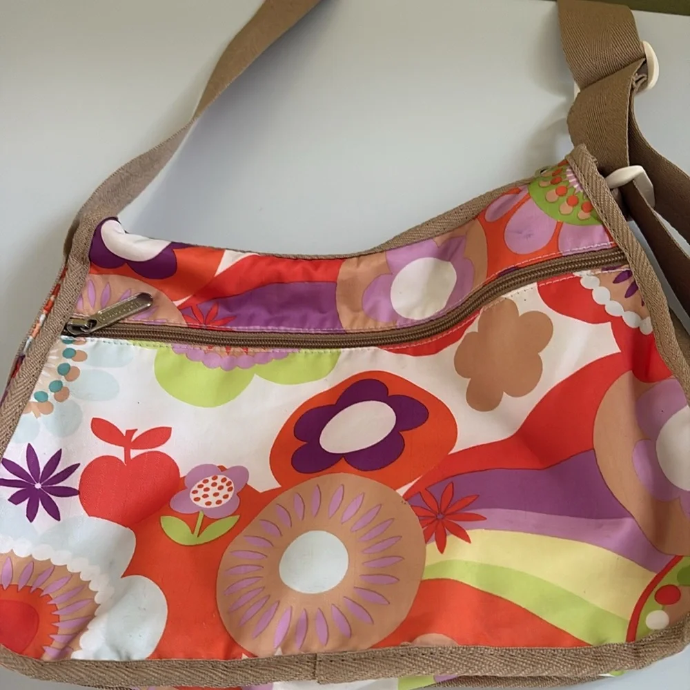 Le Sport Sac Lightweight Floral Nylon Crossbody